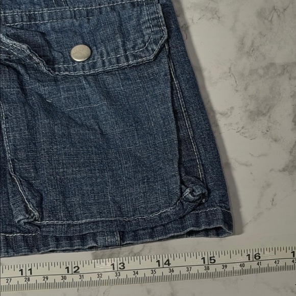 The Children's Place Girls Blue Denim Dress Size 8 - Picture 6 of 8